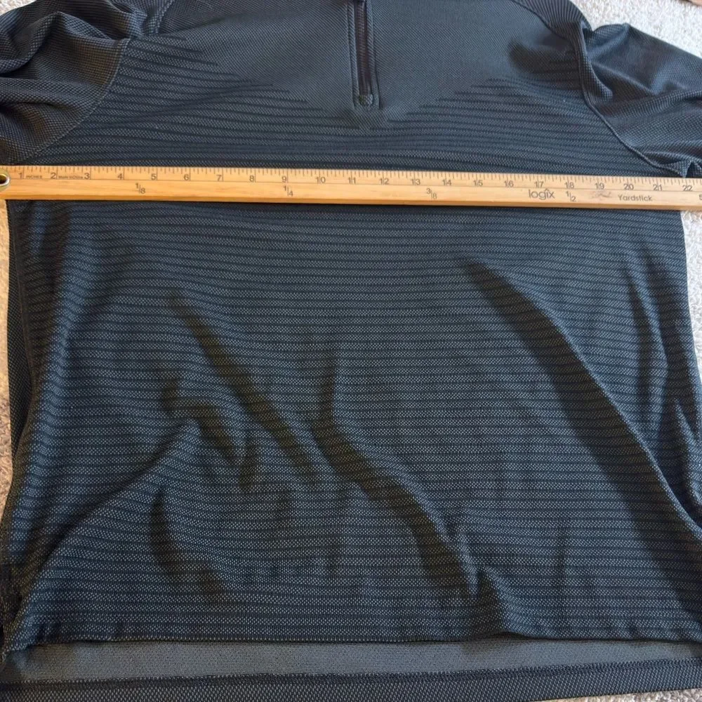 Nike Top Mens Size Medium Vapor Half zip golf shirt Dry Fit ADV Tech Breathable‎